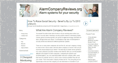 Desktop Screenshot of alarmcompanyreviews.org